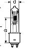 64716 600W GY9.5 230V